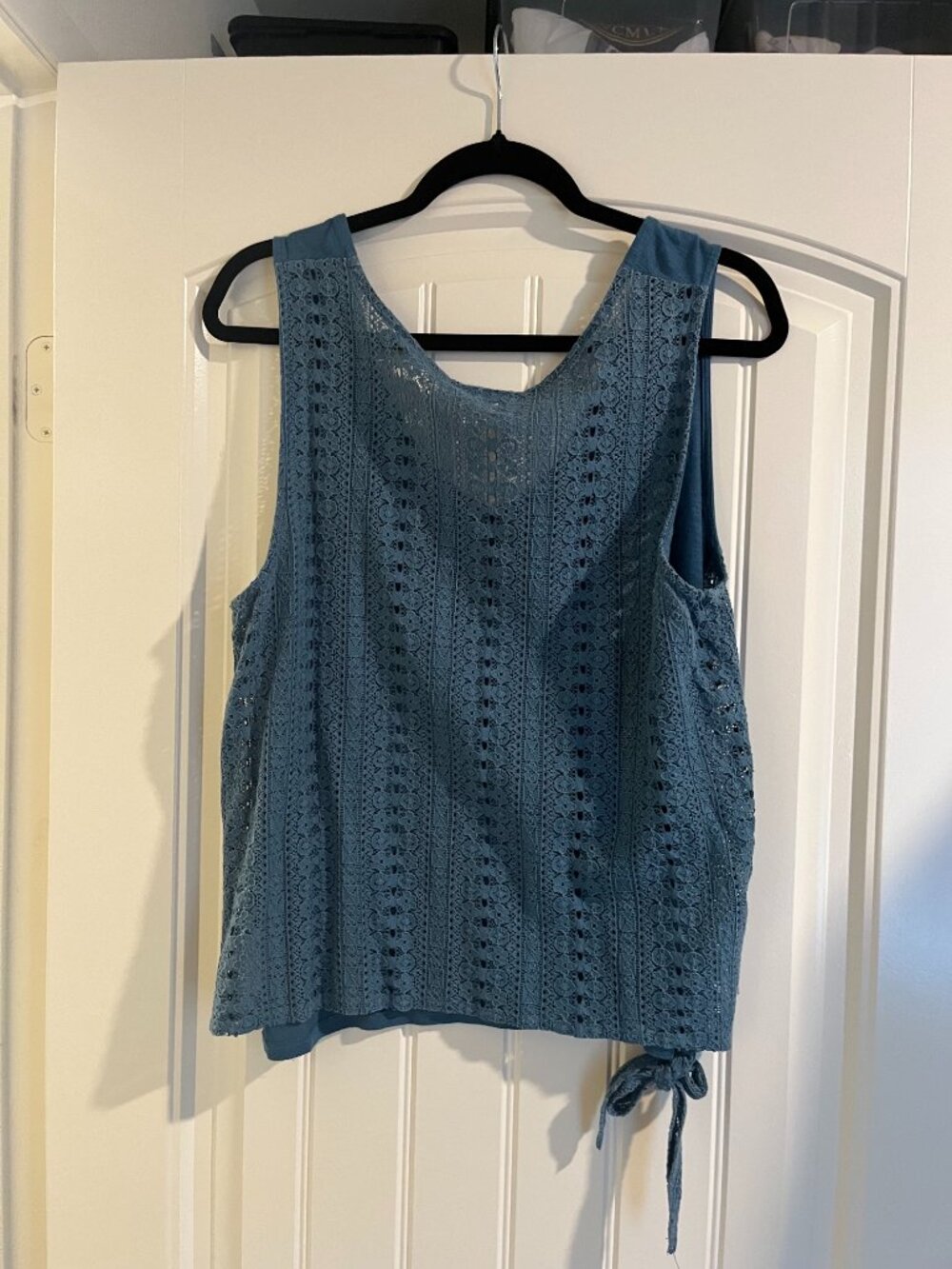 Meadow Rue Blouse with tie to the side sz. L